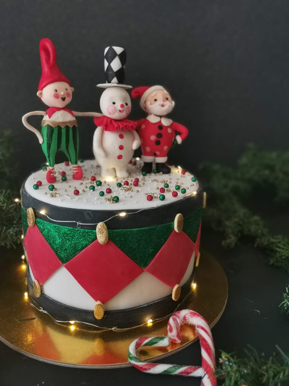 Torta Navidad Vintage