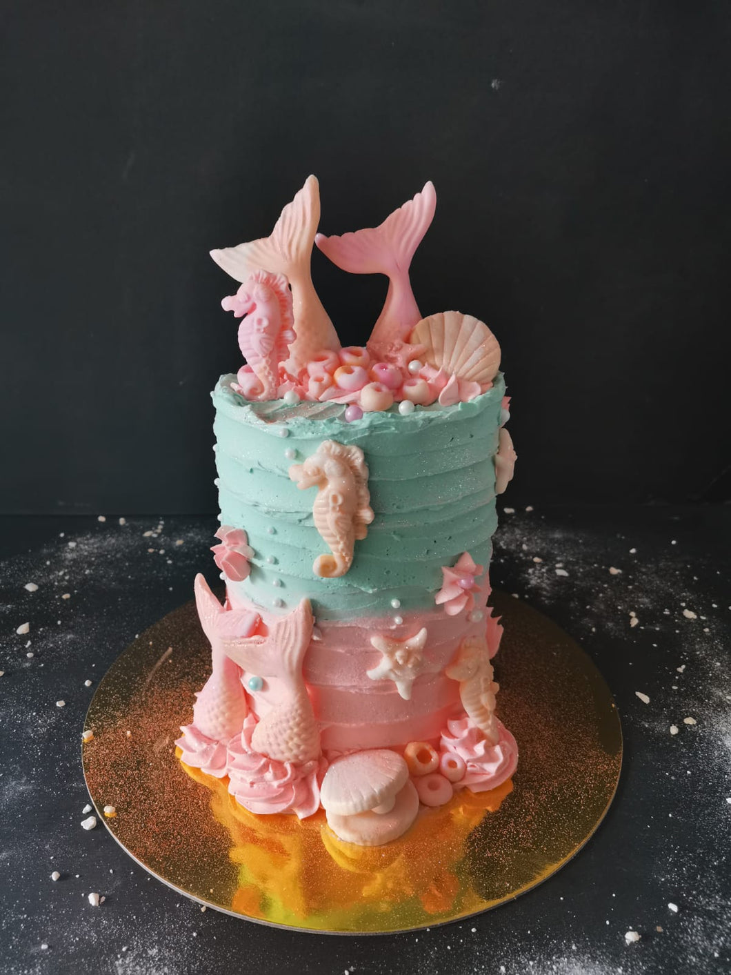 Torta Pinky Mermaid