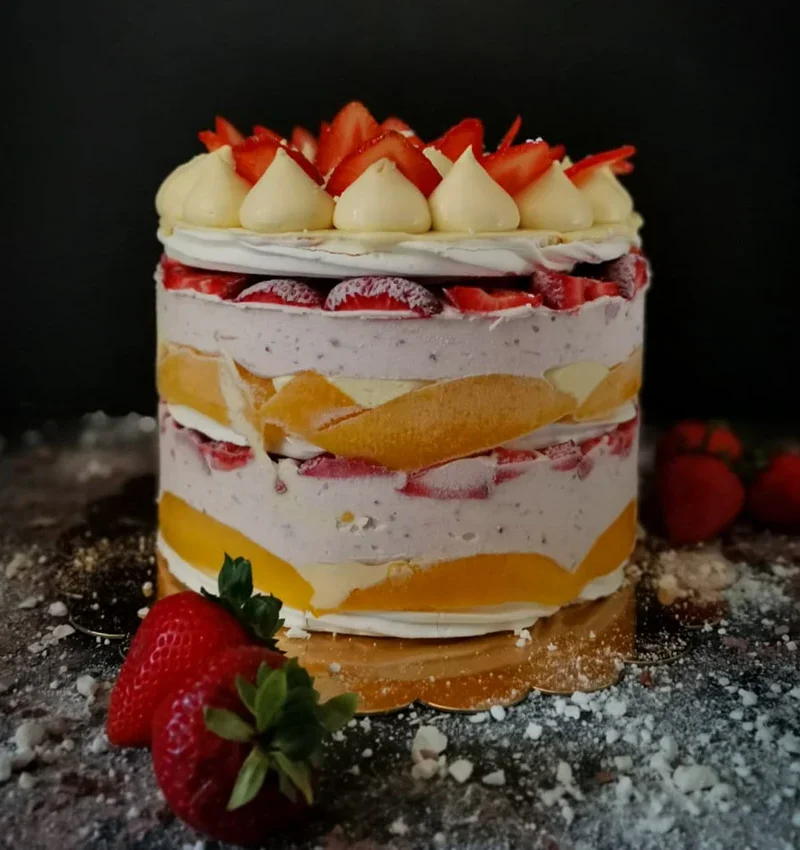 Merengue Mango y Frutilla