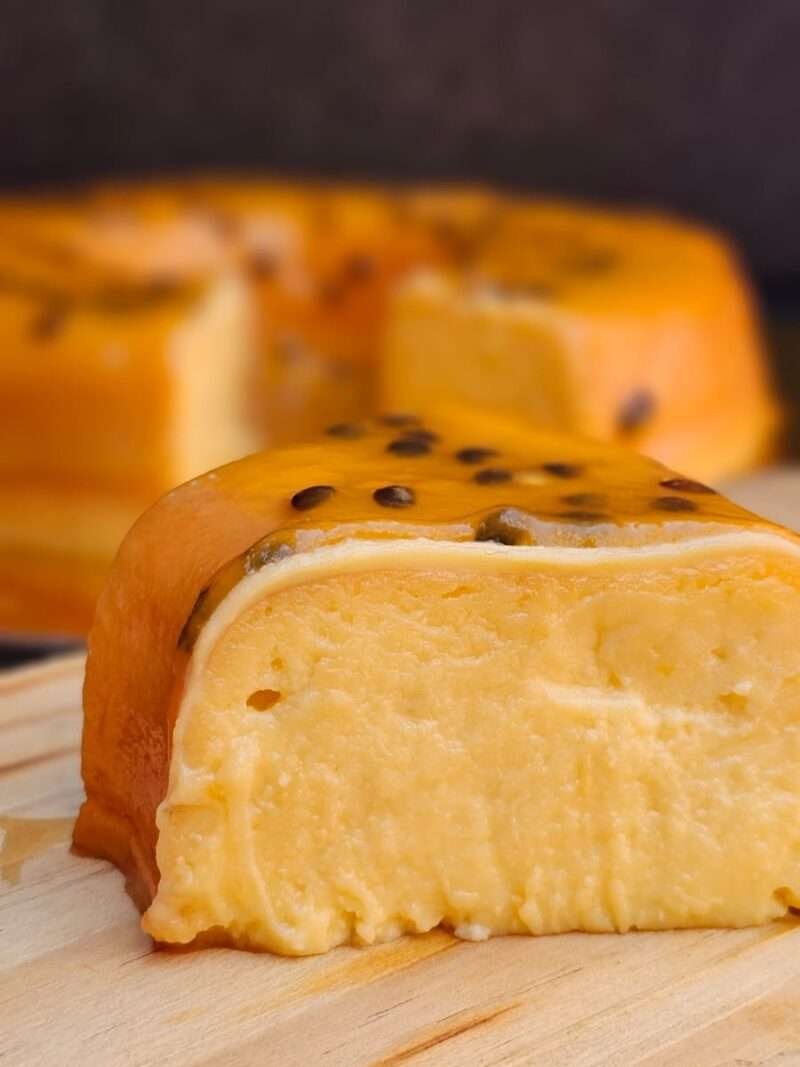 Flan cremoso de Maracuyá